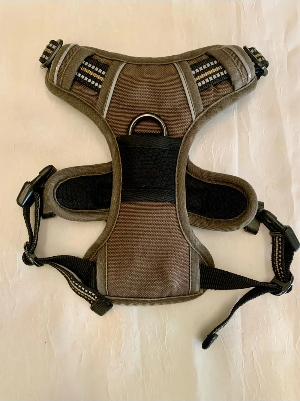 Eagloo Brown Padded Dog Harness with Reflective Trim. Small